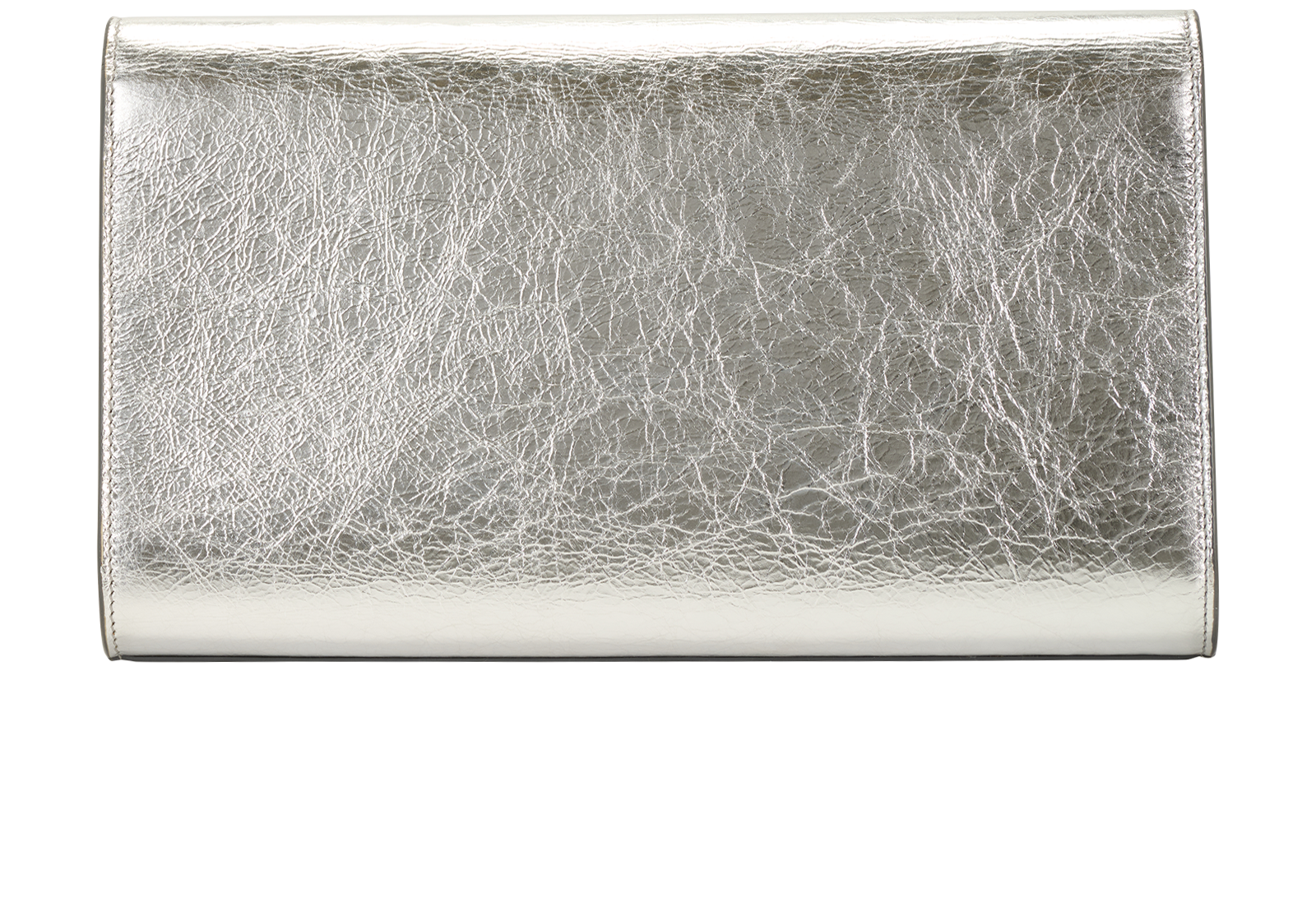 Large Belle De Jour Clutch, &pound;375, Handbags, Silver, Leather, Back view